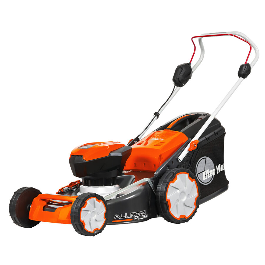 Grasmaaier (Plaatstaal) 40 V Duwmodel 48cm met batterij Bi 5.0 Ah en s