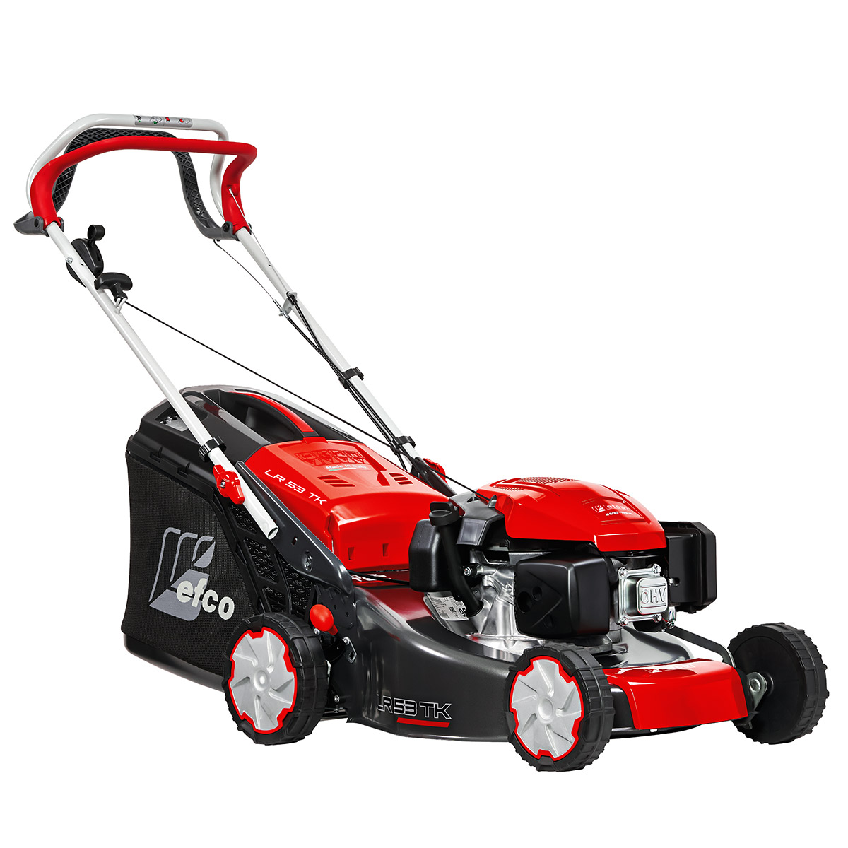 Tondeuse à gazon - châssis acier - Emak K 655 OHV - 51 cm - Autotractée - Mulching en option