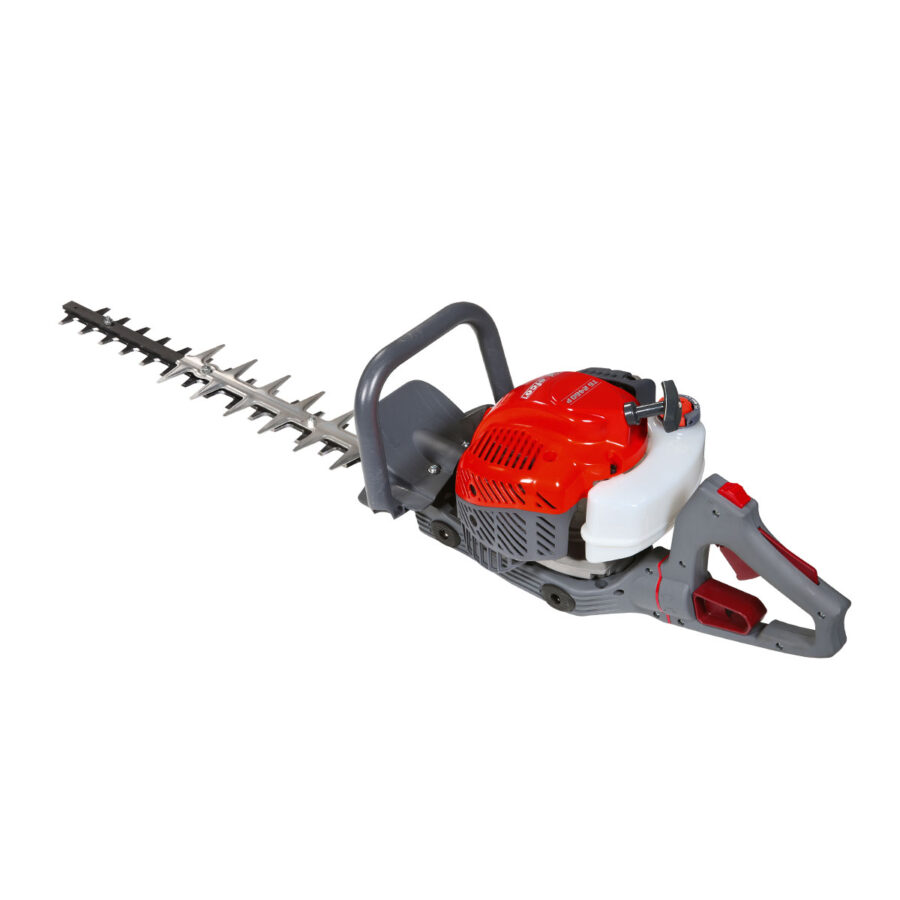 Taille-haie – 1 pk – 0,75 kW – 21,7 cm³ – lame double face – longueur 600 mm – poignée pivotante