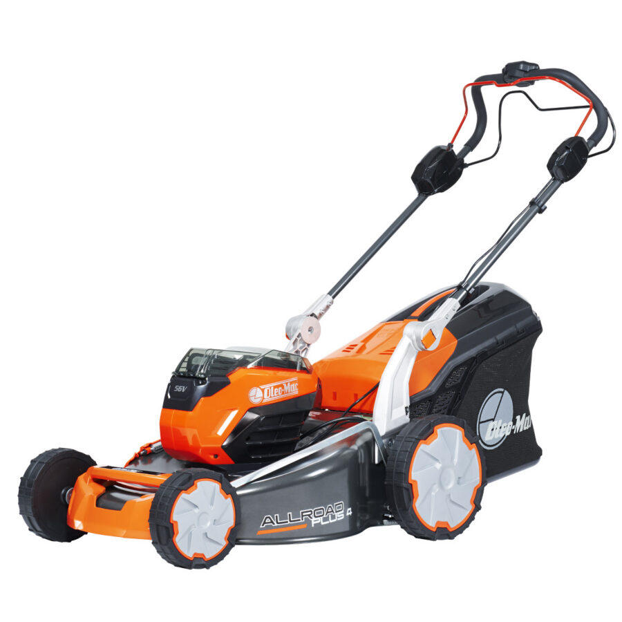 Tondeuse à gazon – Tôle d'acier – 56 V – Autopropulsée (vario) – 48 cm – avec batterie