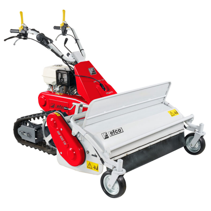 Klepelmaaier (Rupsbanden) – Honda GX 390 ALPIN – 100 cm – 58 messen – tractie 3 versnellingen + achteruitversnelling