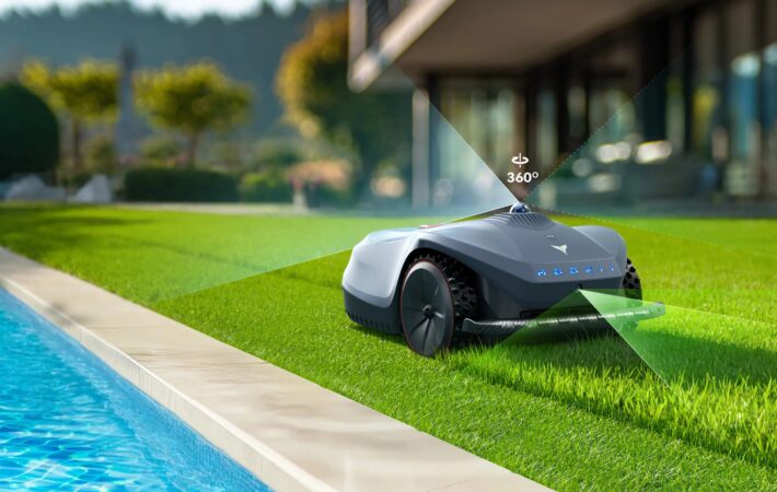 Hookii Neomow robotmaaier scant de tuin met 3D LiDAR